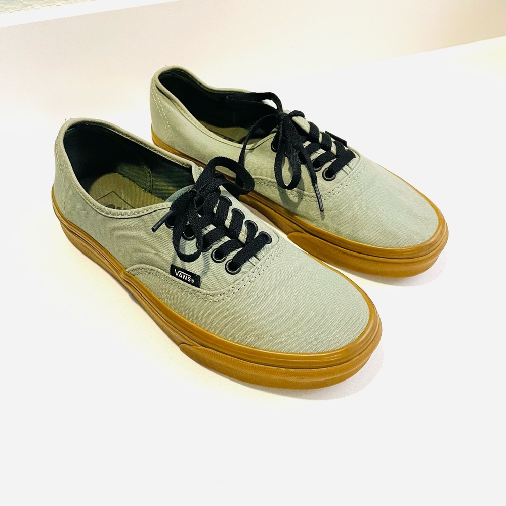 Vans Gum Ox "Off the Wall" Green Sneakers